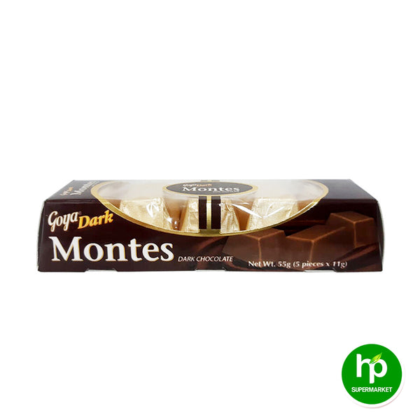 Goya Dark Montes Dark Chocolate 5's x 11g