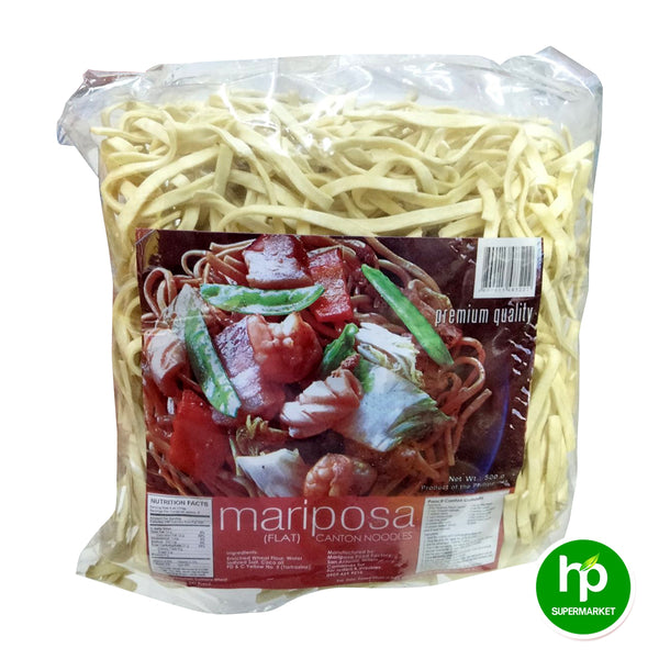 Mariposa Pancit Canton Flat 500g