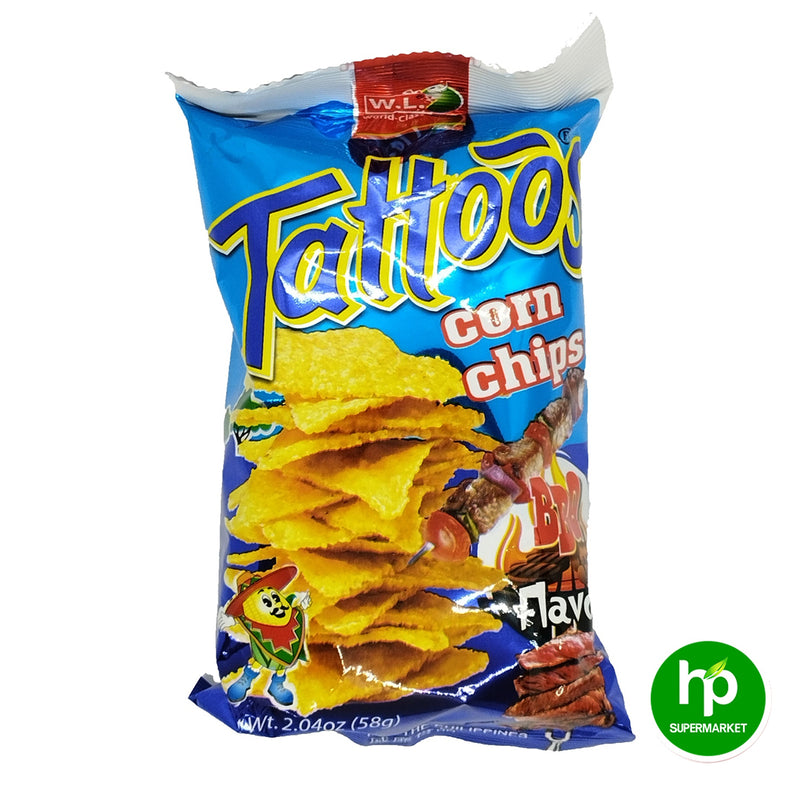 Tattoos Corn Chip BBQ