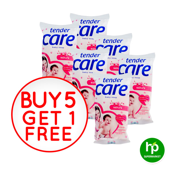 Buy Tender Care Sakura 55g 5+1