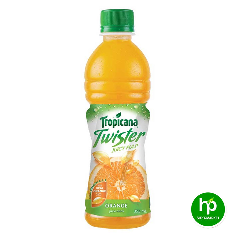 Tropicana Twister Juicy Pulp Orange Juice Drink 355mL