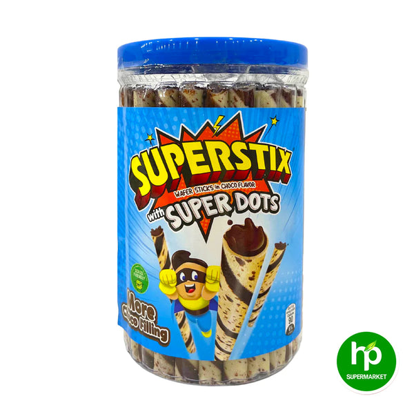 Superstix wafer Sticks in Choco Filling with Super Dots 330g