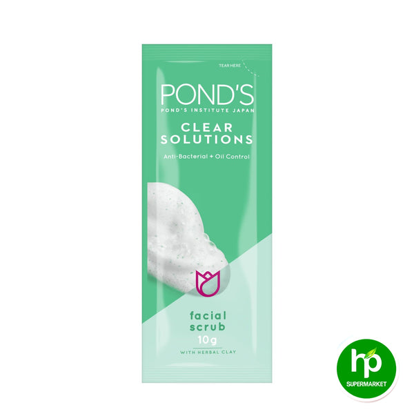 Pond's Clear Solutions Facial Scrub 10g