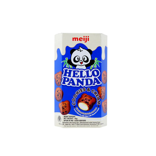 Meiji Hello Panda Biscuits w/ Cookies and Cream Filling 42g