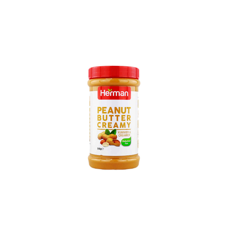 Herman  Peanut Butter Creamy Cholesterol Free 510g