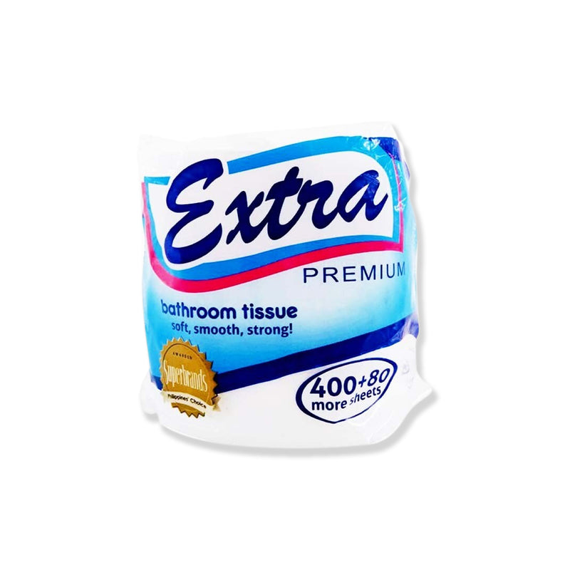 Extra Bathroom Tissue 2Ply Singles 400sheets