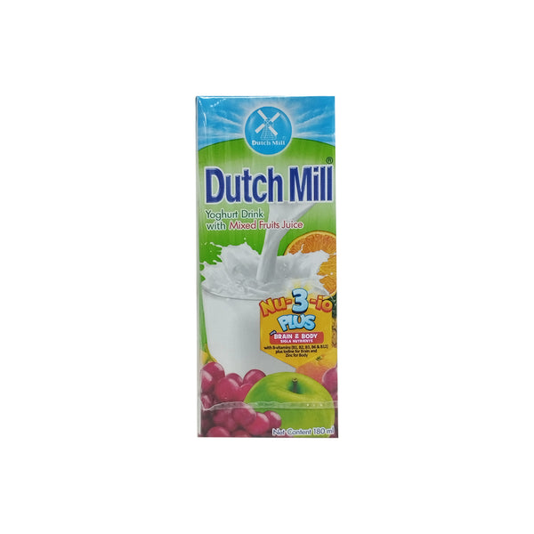 Dutch Mill Yoghurt Mixed Fruits Drink 180ml