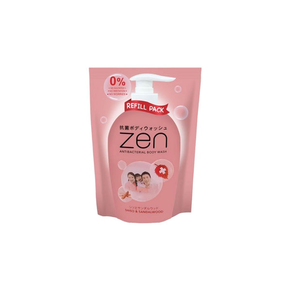 Zen Shiso Antibacterial Bodywash with Sandalwood 450ml