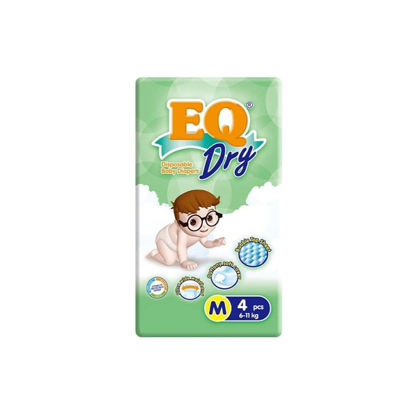 EQ Diapers Mini-Pack Medium 4's