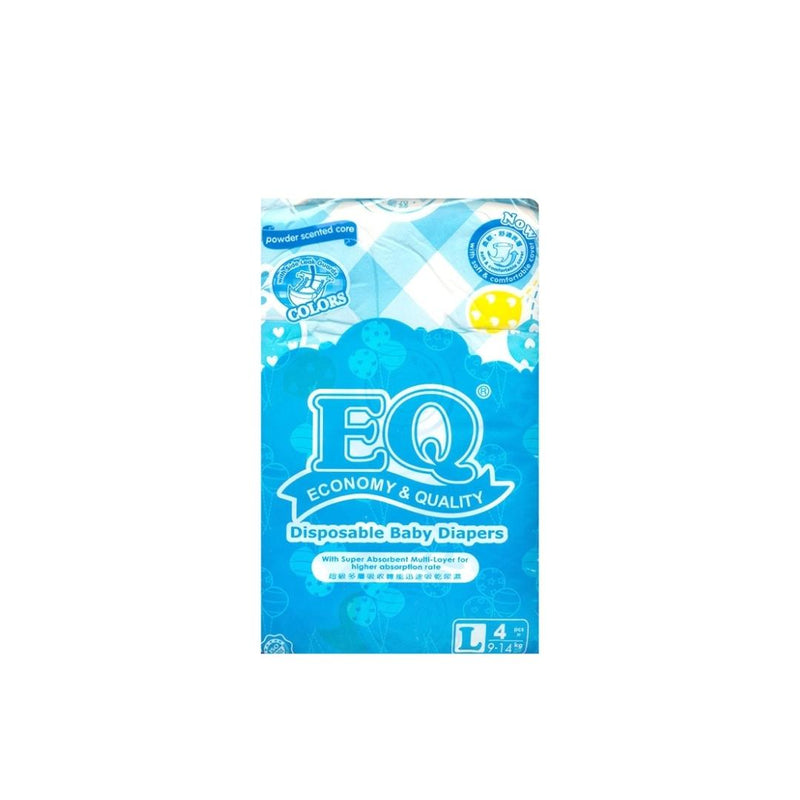 EQ Diapers Color Large 4's