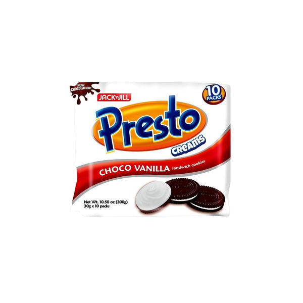 Presto Creams Choco Vanilla 30g 10's