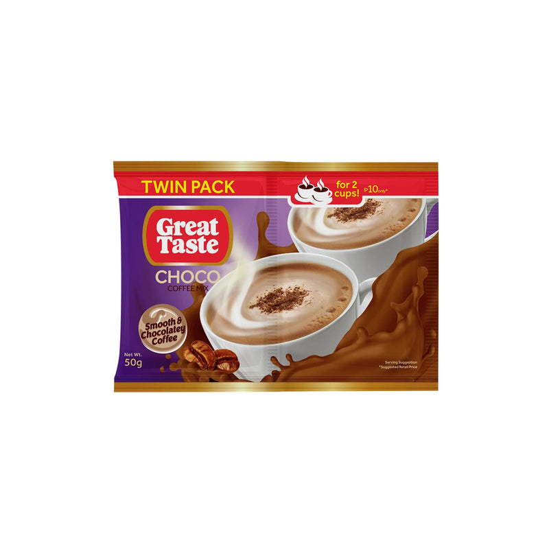 Great Taste Choco Twin Pack 50g