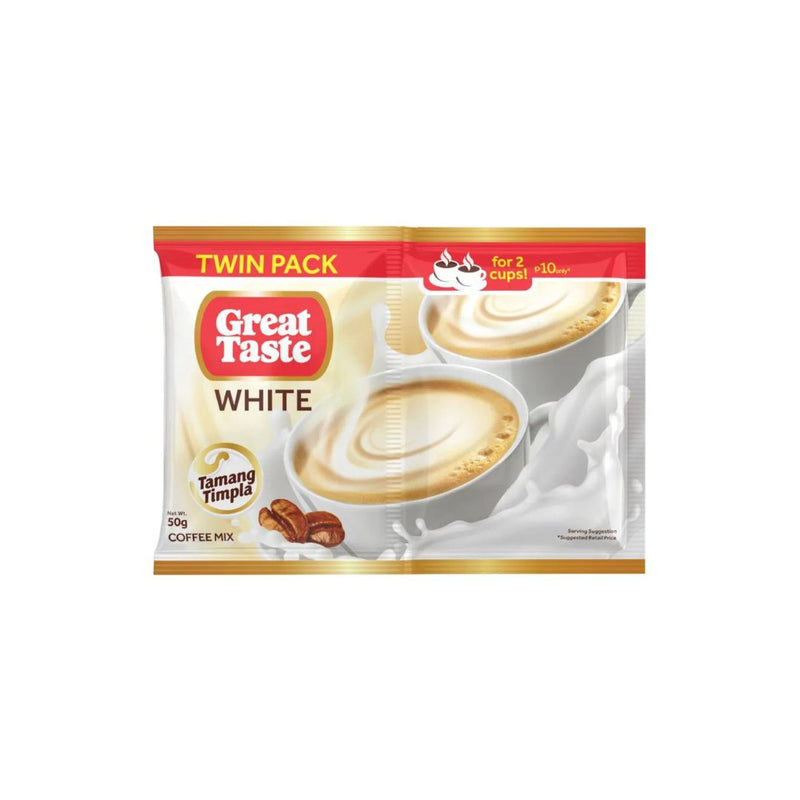 Great Taste White Twin Pack 50g