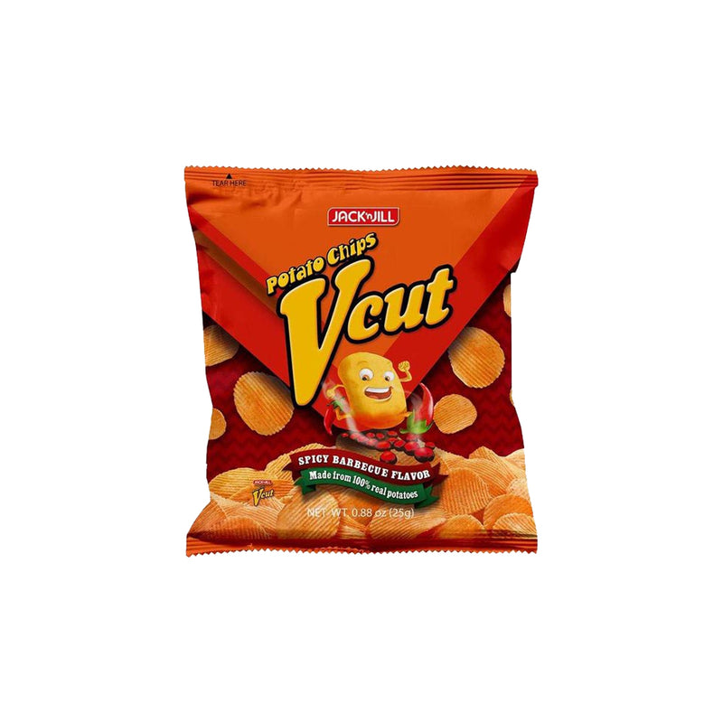 V Cut Potato Chips Spicy BBQ 25g