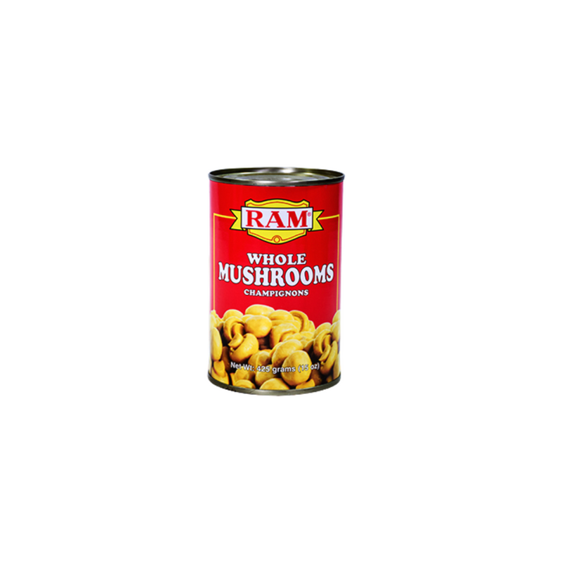 RAM Mushrooms Whole 425g