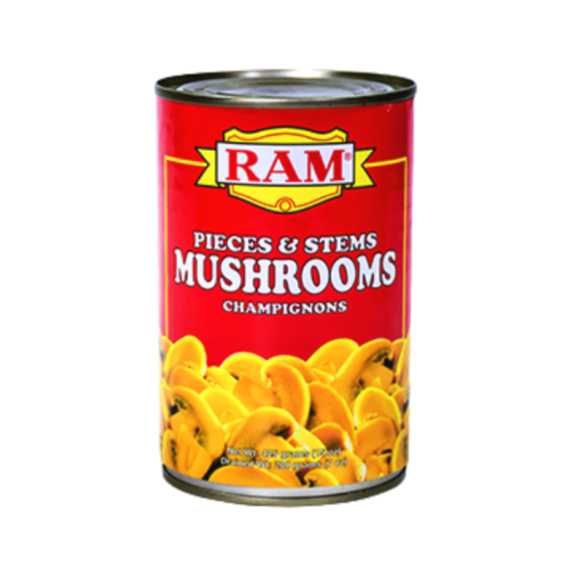 RAM Mushrooms Pieces & Stems 400g