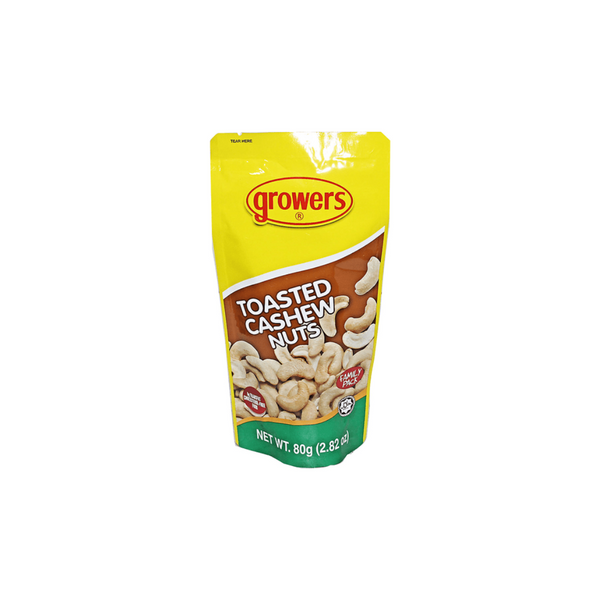 Growers Toasted Cashew 80g