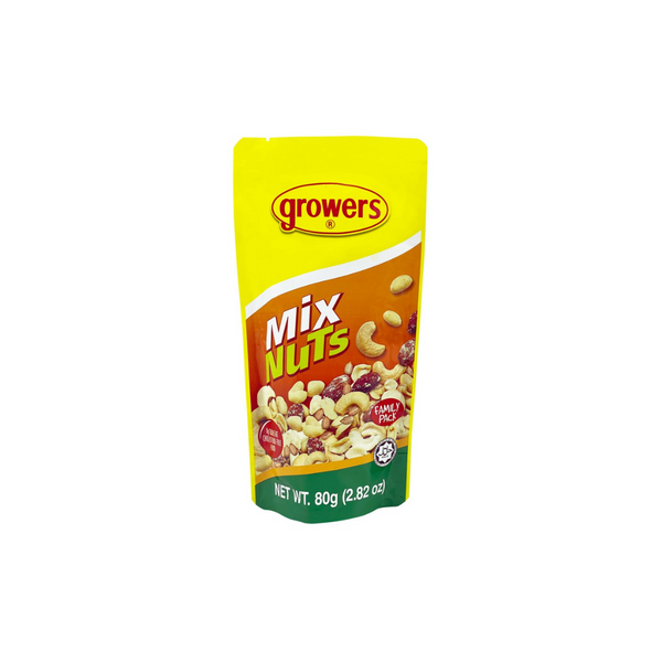 Growers Mix Nuts 80g