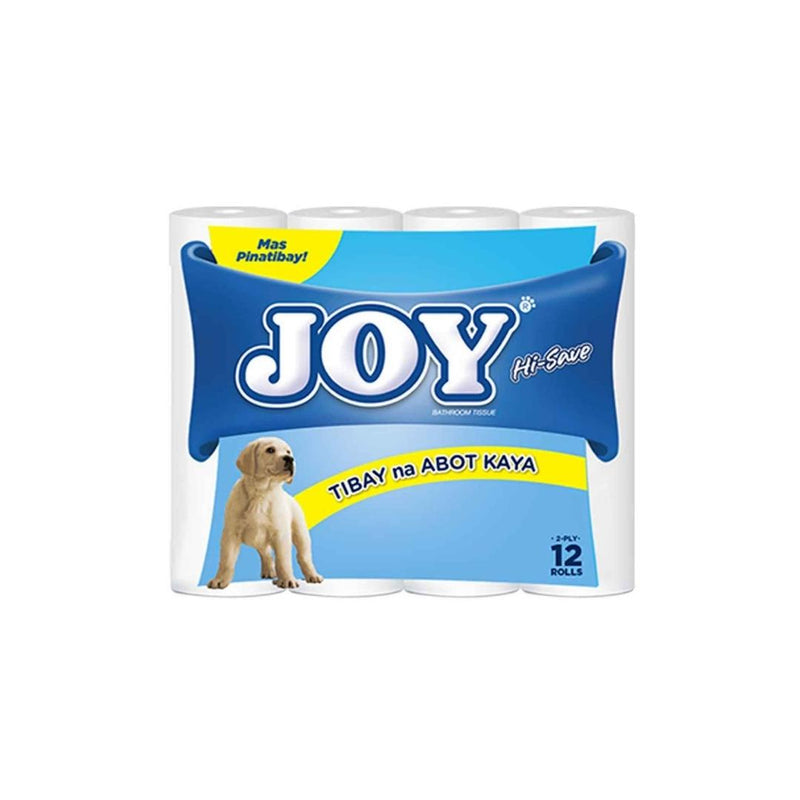 Joy Hi Save Bathroom Tissue 175 Sheets 2 Ply 12 Rolls