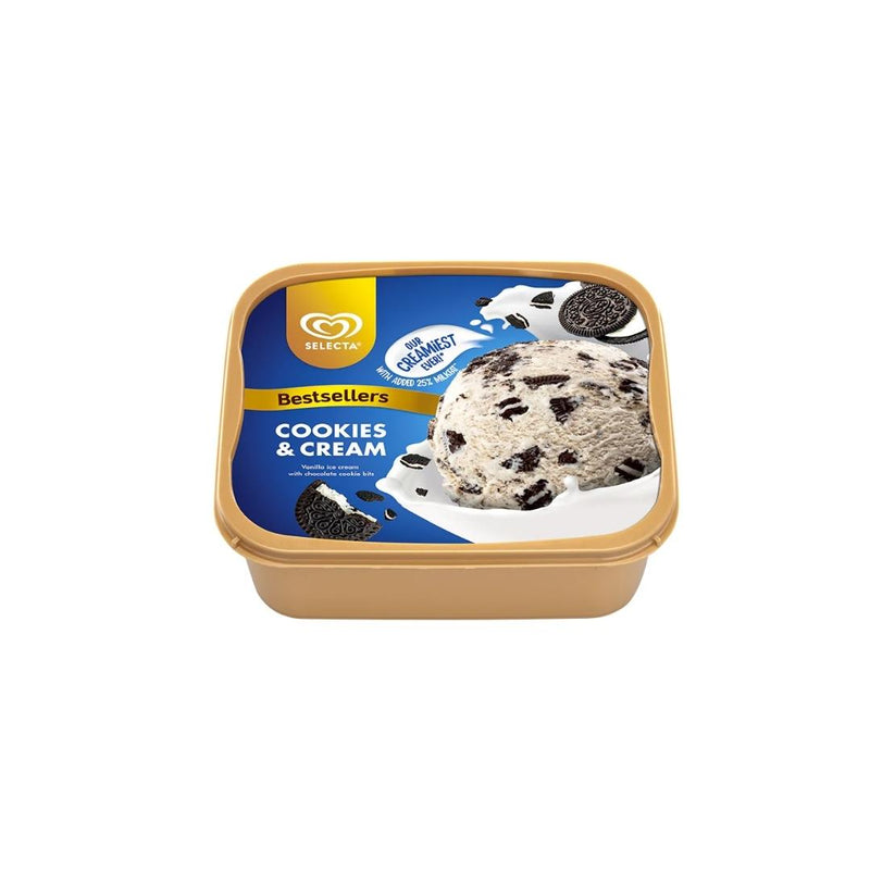 Selecta Rocky Road Cookies & Cream 1.3L