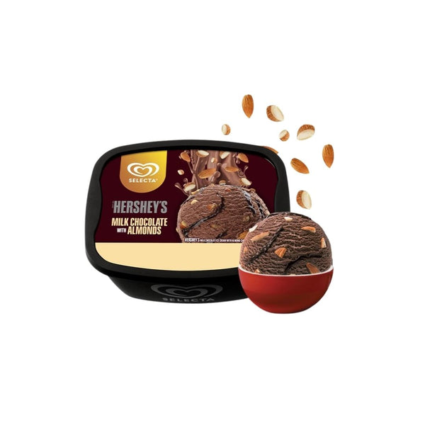 Selecta Hersheys Milk Chocolate With Almonds 1.3L