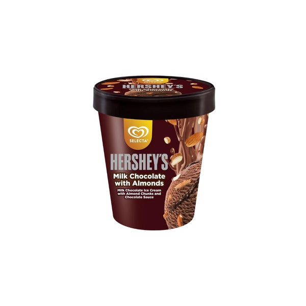 Selecta Hershey Milk Chocolate With Almonds 475L