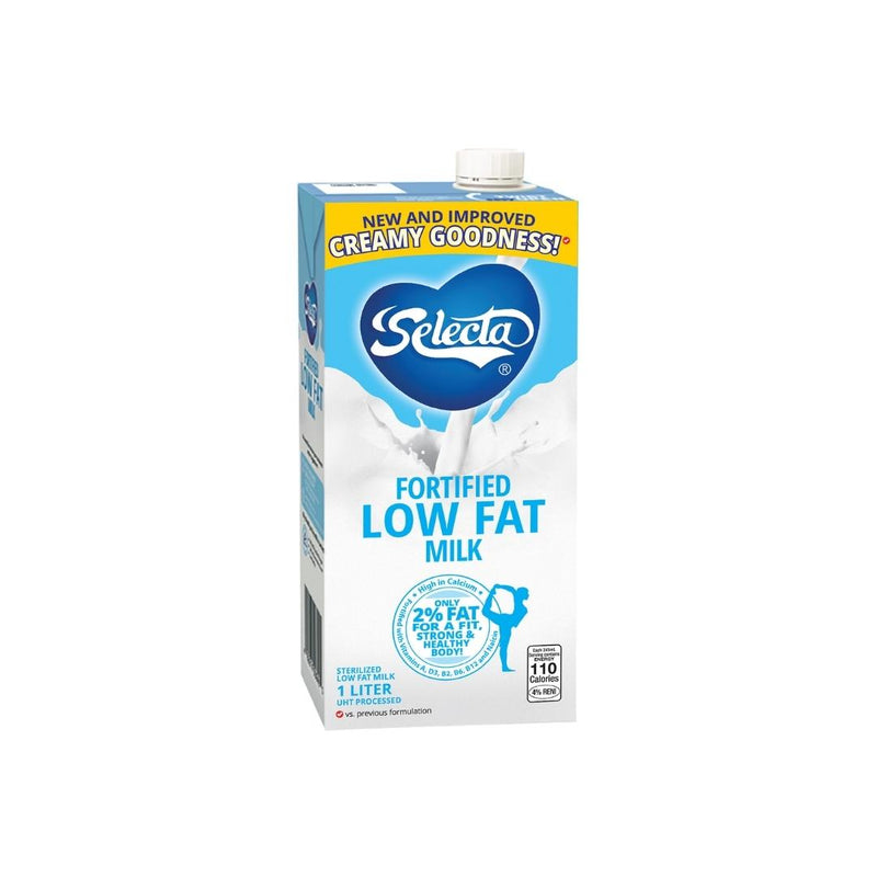 Selecta Fortified Low Fat Milk 1L