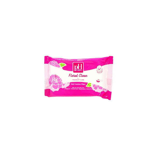 Ph Care Floral Clean Wipes 10's