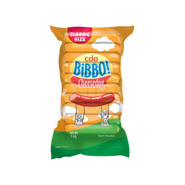 CDO Bibbo Cheesedog Classic Size Vacuum Pack 1kg
