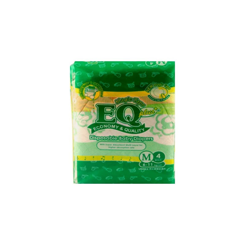 EQ Diapers Mini -Pack Medium 4's