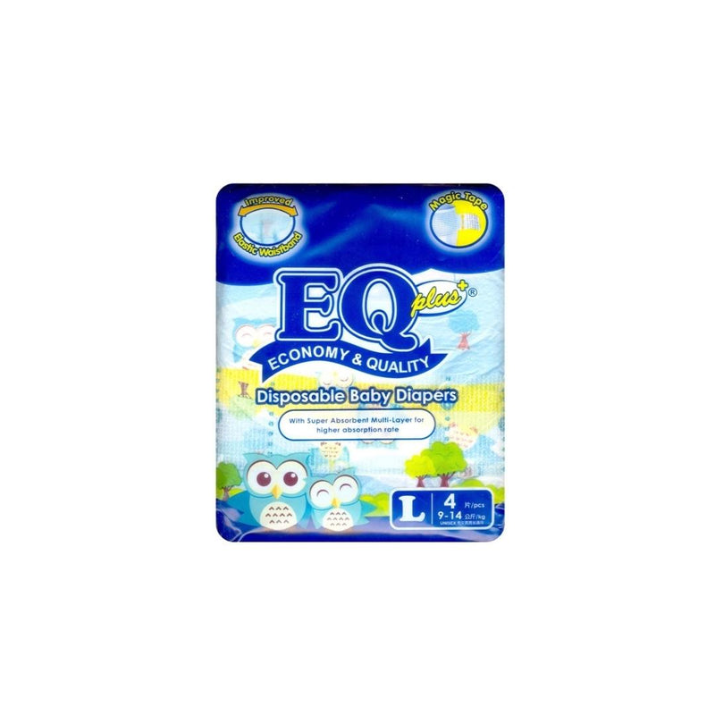 EQ Diaper Mini-Pack Plus Large 4's