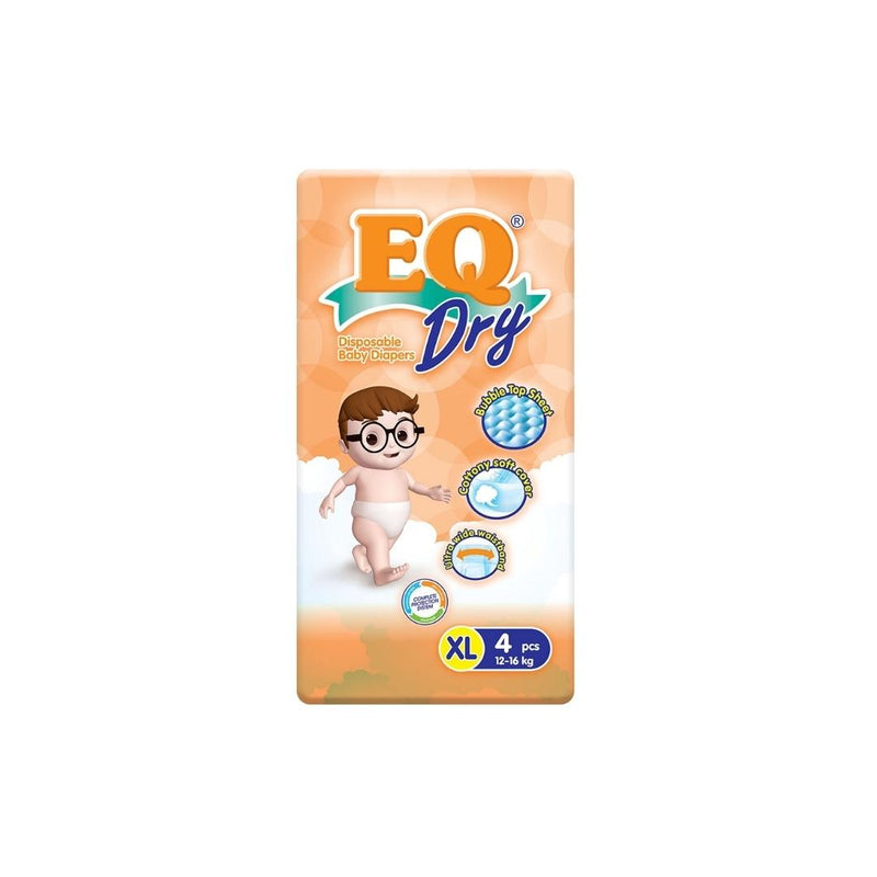 EQ Diapers Mini-Pack XL 4's