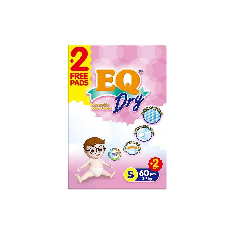 EQ Diapers  Dry Jumbo Small  60's