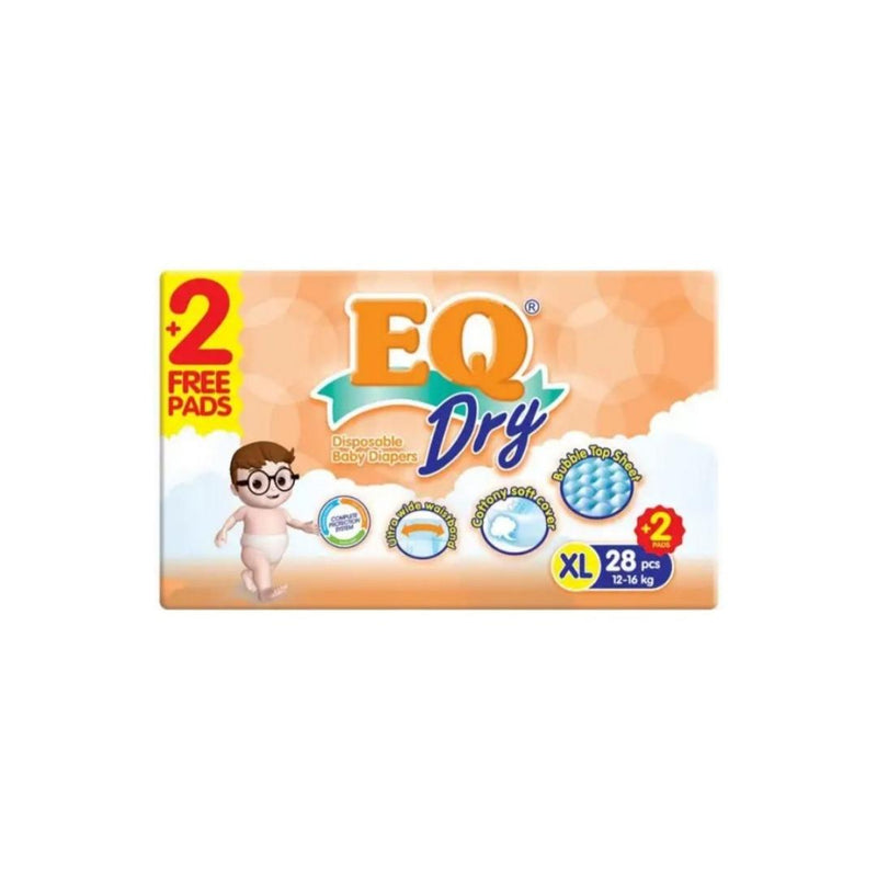 EQ Diapers Dry Xl 28's