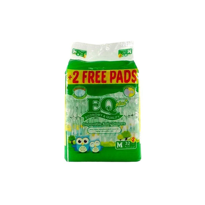 EQ Basic Diaper Big Medium 32 Packs