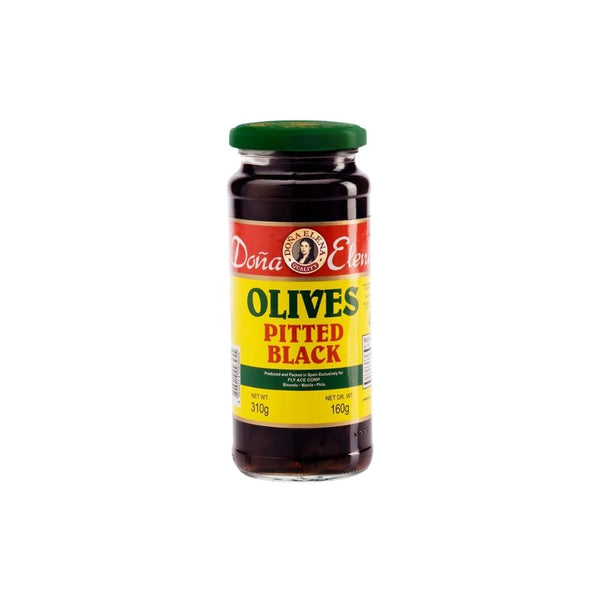 Doña Elena Pitted Black Olives 310g