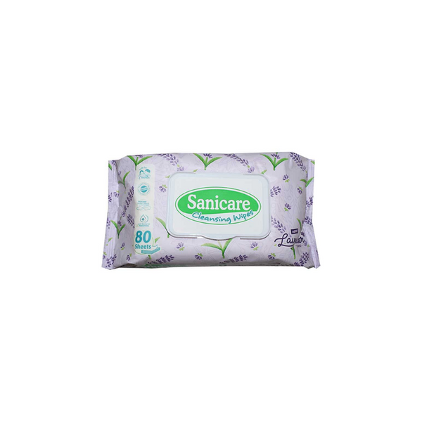 Sanicare Cleansing Wipes Lavender Scent 80's