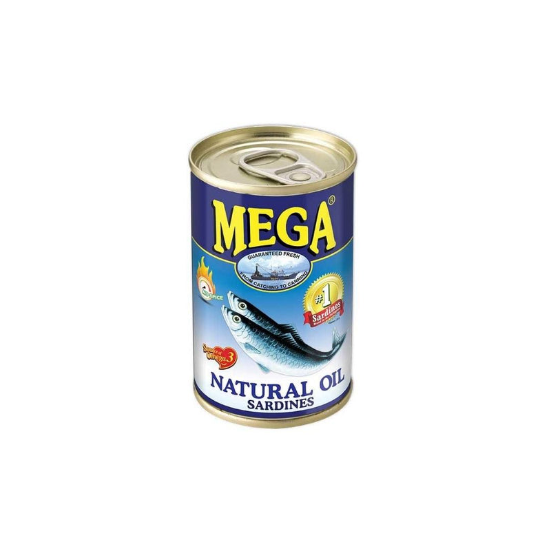 Mega Sardines in Natural Oil 155g