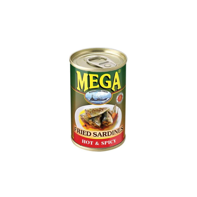 Mega Fried Sardines Hot Spicy 155g
