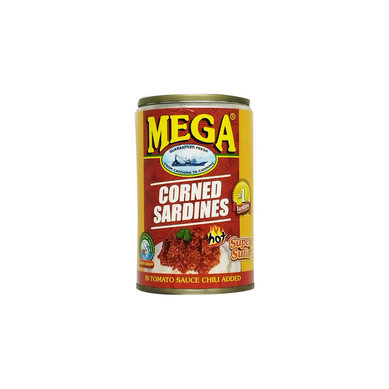 Mega Corned Sardines Tomato Sauce with Chili 155g
