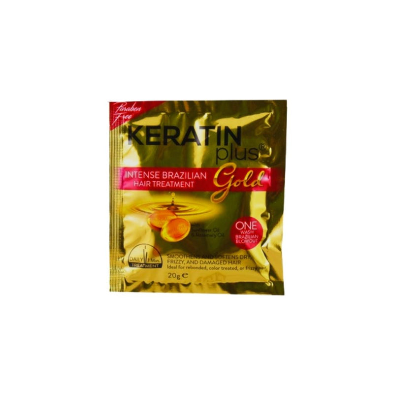Keratin Brazillian Gold Dtox & Nourished 20g