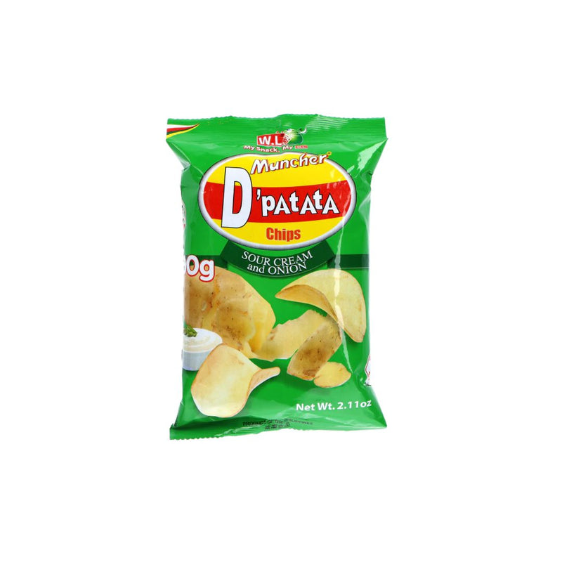 Muncher D'Patata Sour Cream 60g