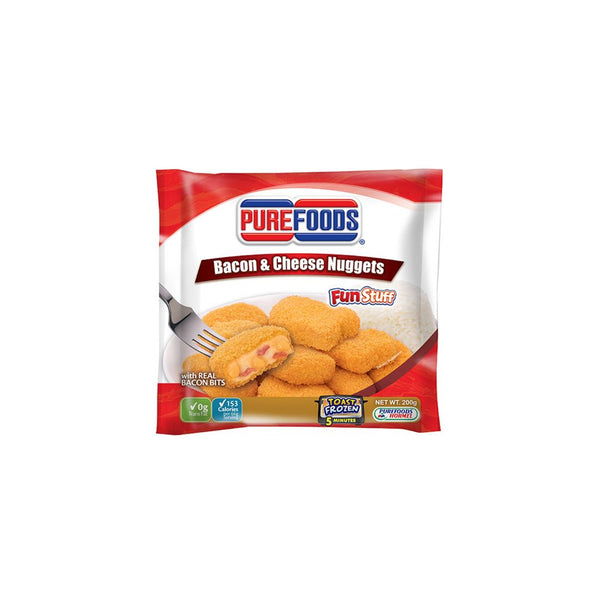 Pure Foods Bacon & Cheese Nuggets 200g