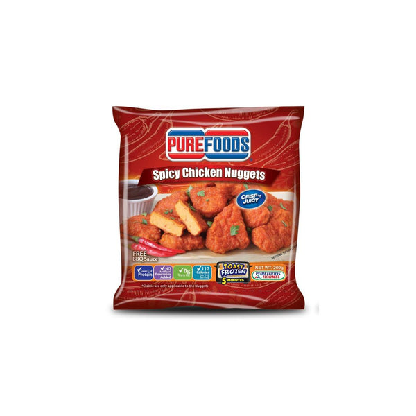 Pure Foods Spicy Chicken  Nuggets 200g