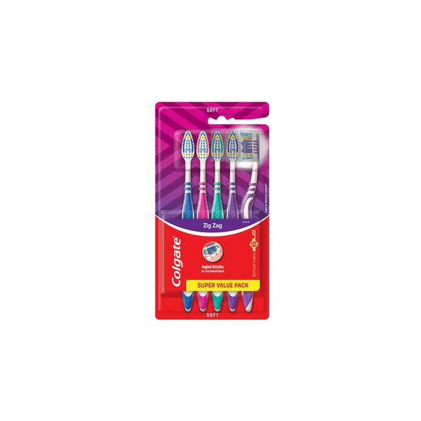 Colgate Zigzag Toothbrush Super Value Pack 5's