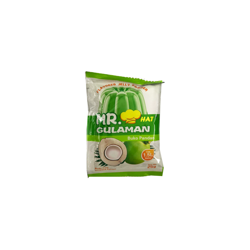 Mr. Hat Gulaman Buko Pandan 25g