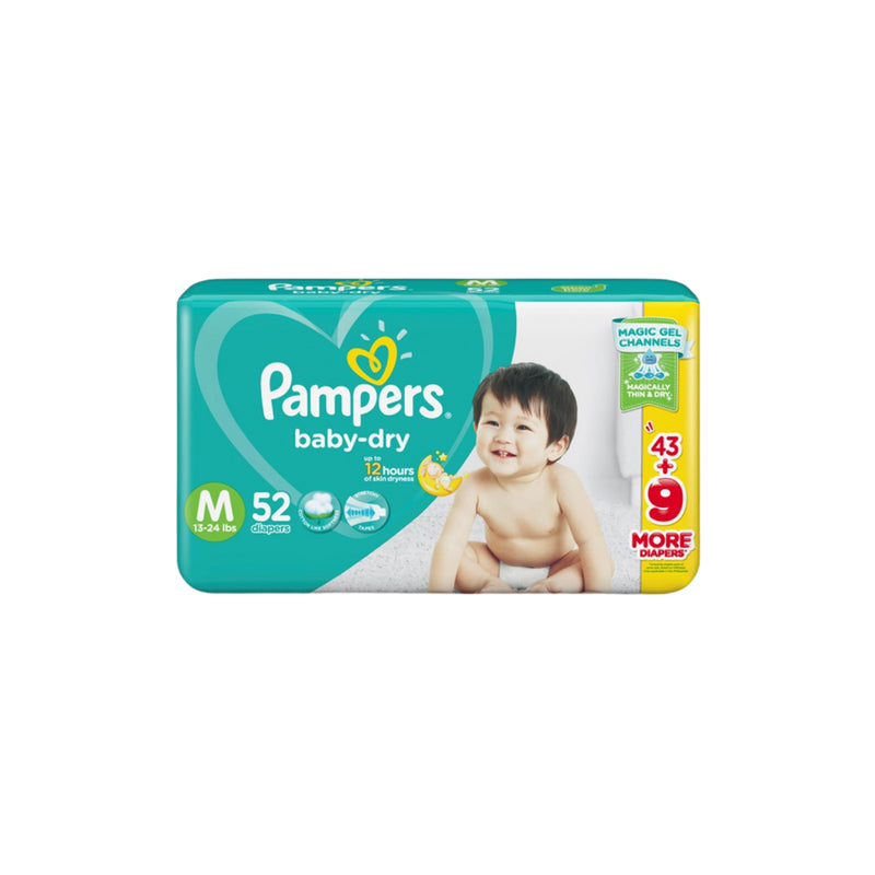 Pampers Baby Dry 52x4 Medium