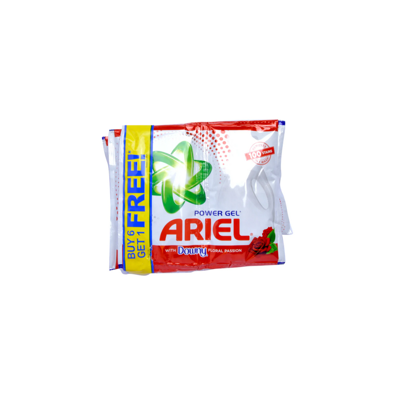 Ariel Power Gel With Downy Floral Scent 6+1 60g