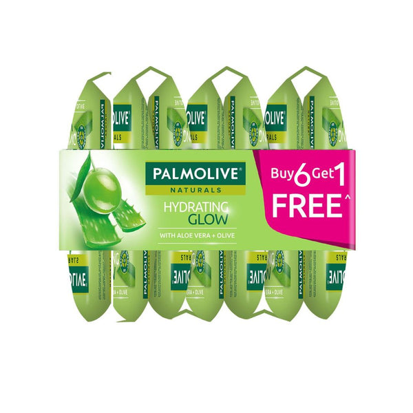 Palmolive Bar Soap with Hydrating Glow 6+1 55g