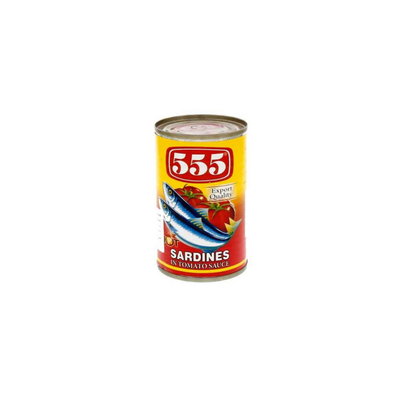 555 Sardines in Tomato Sauce Chili 155g